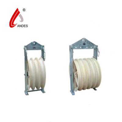 China Large Diameter 508mm Wholesale Nylon Stringing Nylon Pulley Blocks for sale