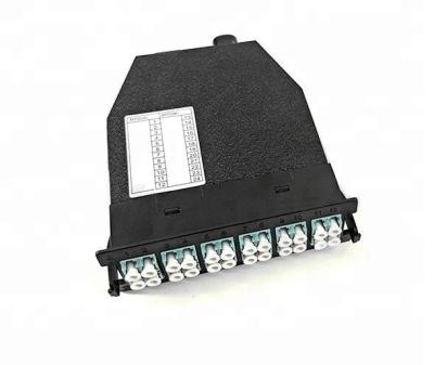 China FTTH FTTB FTTX Network Fiber Optic OM3 OM4 12 24 Core MTP MPO Module Cassette For Fiber Optic Patch Panel for sale