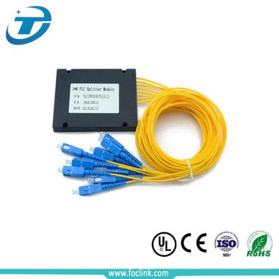 China 2:8 ABS Passive Component Fiber Optic Box FTTH PLC Splitter 1 8 for sale