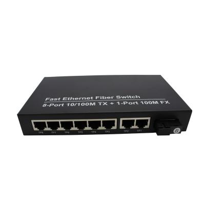 China FTTH FTTB FTTX Network GPON 100M Single Fiber Optic to rj45 Media Converter SC Fiber Media Converter for sale