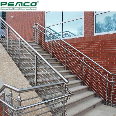 China Traditional Modern Hospital Stair Railing Demountable Balustrade Designs Stainless Steel Glass Railing Systems For Balcony for sale