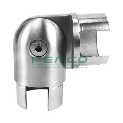 China Factory Traditional Adjustable Round Slotted Pipe Flange Fitting Stainless Steel Groove Duct Elbow Railing Accessories for sale