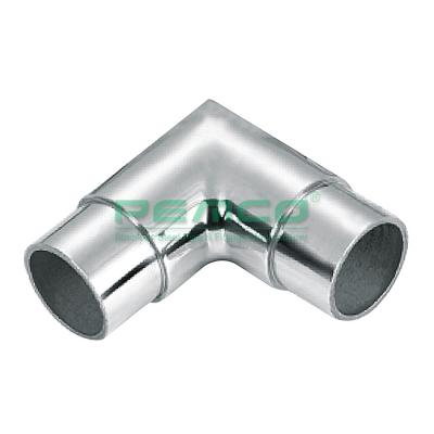 China Pemco SS Balcony Fashion Handrail/Stair Connector/Stair Railing Tube Elbow Mount Railing/Fence/Joint for Terrace for sale