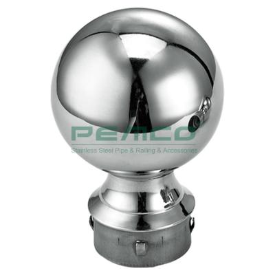 China Balustrade/Fence/Decorative 50.4Mm Punch Top Stainless Steel 304 Balustrade/Balustrade Ball Diameter 38.1 Stair/Balcony Pipe 316 Stair Balustrade Ball Base for sale