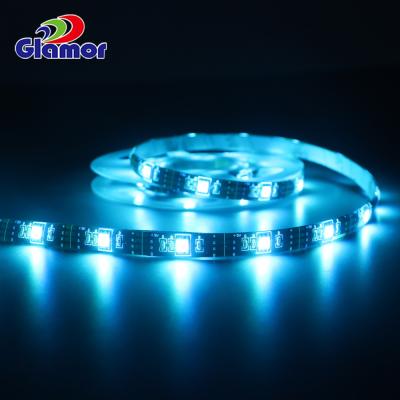 China Low Power Consumption 5V USB Led Strip Light Safe Voltage RGB Remote Control Strip Lighting For Car Home Bar for sale