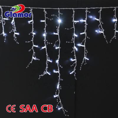 China High Quality Waterproof IP65 Outdoor And Indoor Christmas Decoration LED Cable Icicle Rubber Light for sale