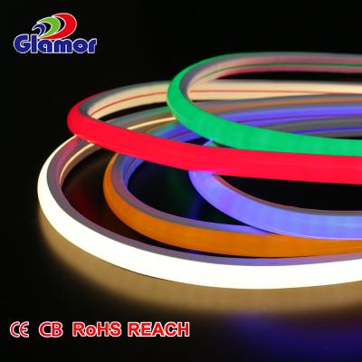 China LANDSCAPE flexible charm 120 leds/m 9w/m CE ip65 waterproof bendable cb certificated 15mm*14mm LED neon flex for sale