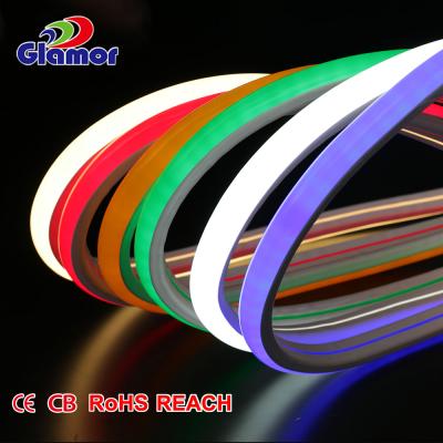 China Cable 12V 220V 5m 10m 50m Package IP 65 Water Resistant D Shape Neon Lamp Home Neon Led Strip for sale