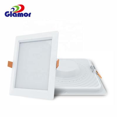 China CE 6W 12W 18W Slim CB LED Housing Panel Light 2 in 1 Slim Housing with Bulid-in Drivier Recessed Panel Light #SPL for sale