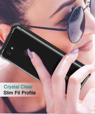 China Anti-drop LeYi For Google Pixel 3a Transparent Slim Protective Case Phone Cover Cases for sale