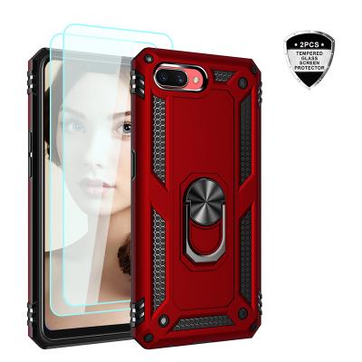 China Anti drop LeYi phone carbon fiber shockproof shockproof case with magsafe holder for OPPO A83 A71 A3S A5S bulk cover for sale