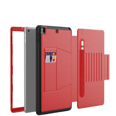 China Fashionable New Arrive Leather Smart Cover With Strong Magnetic Adsorbability Flip Case For iPad 10.2 Case for sale