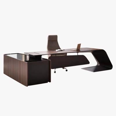 China Extendable High quality, minimalist and modern style boss desk, large shift desk, manager's office desk for sale