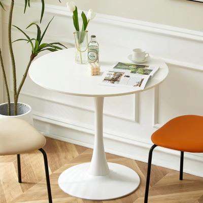 China Adjustable (other) Bestselling I-shaped negotiation table coffee table leisure reception circular table for sale