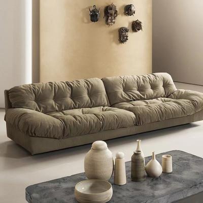 China Other High end best-selling Italian minimalist living room sofa technology cloth cloud sofa for sale