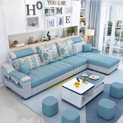 China Other Minimalist design for home large fabric sofas. Customizable color and size for corner combination sofas for sale