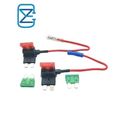 China High Quality Automobile Fuse Tap Fused 3a/5a/7.5a/10A/15a/20a ATC ATO Mini Micro Micro 2 RED Fuse Tap Circuit for sale