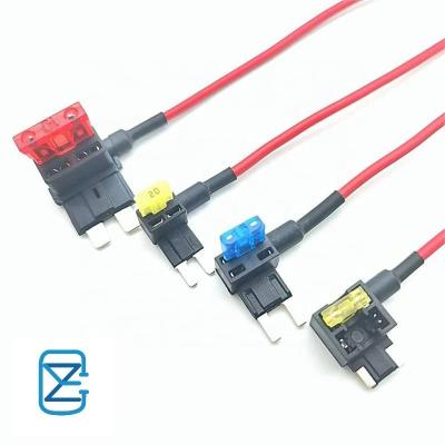 China Wholesale High Quality 16AWG 150MM Mini Blade Fuse Tap With 32V 10A Mini Fuse Tap From Automotive Factory for sale