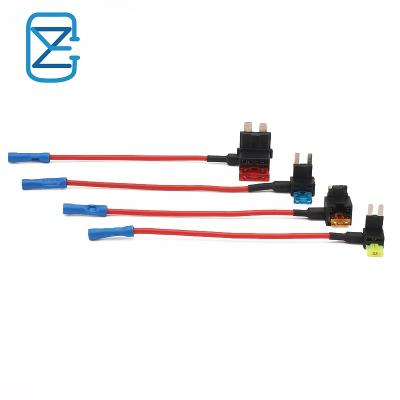 China Automotive 12V for Cars Trucks Boats Car Add-a-Circuit Fuse Adapter with Standard TAP Blade Fuse Holder for sale