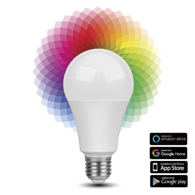 China Amazon Alexa Google Home IFTTT Tuya WiFi LED Bulb 9W, Compatible with Alexa and Google Assistant and IFTTT, Popular E27 B22 RGBW Bulb, No Hub Required, Musi for sale