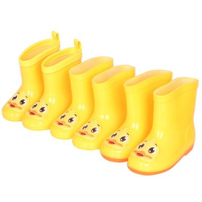 China Wholesale Kids Anti-slip Rain Boots Girls Boys Cartoon PVC Waterproof Boots Rain Shoes for sale