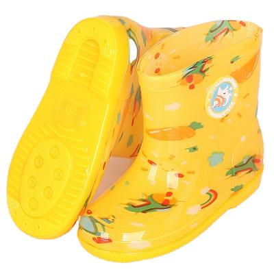 China PVC waterproof rain boots for kids for sale