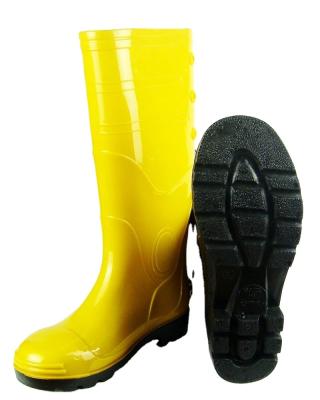 China Steel Toe+Steel Midsole PVC Safety Boots Safety Shoes Waterproof Wellington Rain Boots Steel Toe Rubber Rain Boots Steel Midsole for sale