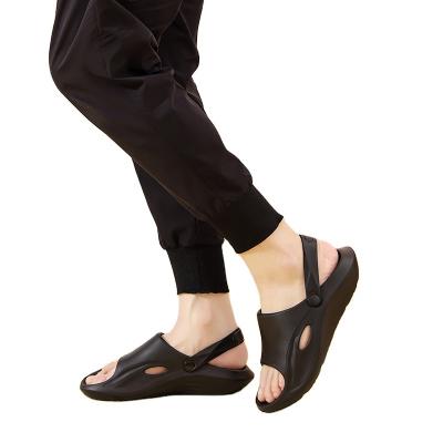 China Summer Breathable EVA Clogs Men And Women Eva Sandals Eva Beach Slippers Breathable Hole Shoes for sale