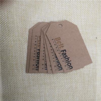 Cina Laminazione di carta kraft del cartone di abitudine 2mm Hang Tags For Clothing Glossy in vendita