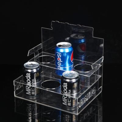 China Rekupereerbare Douane Acrylpepsi Coca Cola Counter Displays Stand Te koop