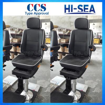 China Black and White Capacity Boat Boat Helmsman Shock Absorbing Chair for sale