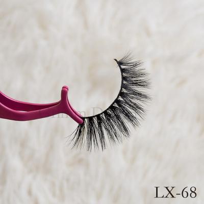 China Popular Natueal Private Label Strip Mink Eyelashes 13mm 15mm 16mm 18mm Invisible Strip Mink Lashes for sale