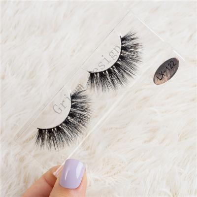 China Best Real Lady Hair Wholesale High Quality Mink Eyelash Beautiful Real Mink Eyelash Private Label YY Black Eyelash Extension for sale