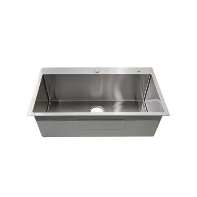 China Without Faucet Good Quality Undermount Stainless Steel Kitchen Basin Good Faith Practical Sink for sale