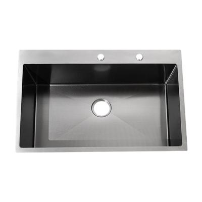 China Without Faucet Most Popular Latest Handmade Stainless Steel Kitchen Sink Undermount Galley Sinks for sale