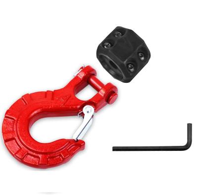 China ATV/UTV Winch Hitch 3/8 Hook Rope Towing Line Saver Add Winch Hook For ATV Durable for sale