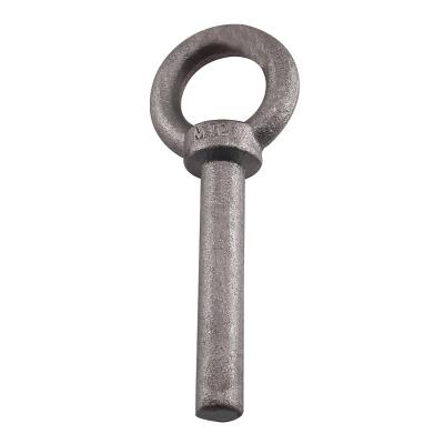 China Professional Custom High Quality Durable Drop Forged Carbon Steel M12 Welded Long Handle Generator Ring Bolts for sale