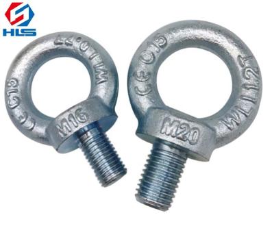 China Lifting pads drop forged din580 eye bolt for lifting for sale