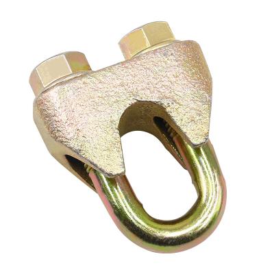 China High Tensile Malleable Iron Steel Wire DIN1142 Rope Clamping Fittings For Steel Wire Repair Rope for sale