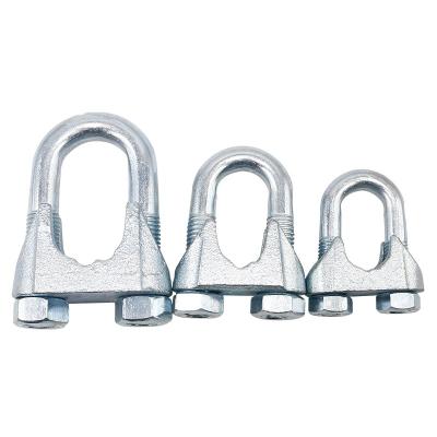 China DIN741DIN741 Malleable Iron Wire Rope Fittings Clamp Factory Wholesale High Quality Wire Rope Fittings For Repair Wire Rope for sale