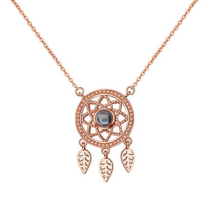 China Romantic Valentine's Day Gift 100 Tongues Dream Catcher Necklaces I Love You For Valentine Gift SL-NC092 for sale