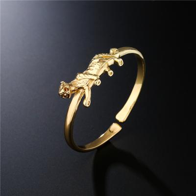 China SL-AG012 TRENDY bangles 18k gold plated high quality leopard bangles bangles jewelry for unisex jewelry for sale