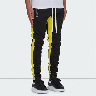 China Anti-wrinkle striped fitness casual pants sport track cargo men sweatpants jogger pants for sale