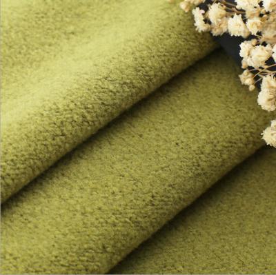 China Stain Resistant 6389 Pearl Pile Plush Fabric Wholesale Single Side Cotton Polyester Apparel Fabric for sale