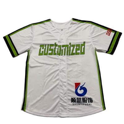 China Custom Anti-Wrinkle Polyester Plus Size Mens PRINT Dabs T-Shirts Short Sleeve Baseball Uniform for sale