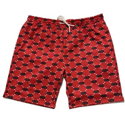 China Anti-Wrinkle New Arrival All Over Vintage Printed Mens Shorts Training Shorts for sale