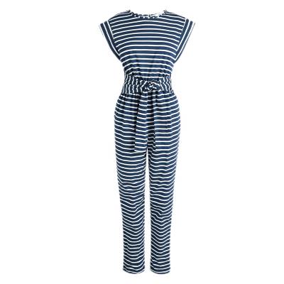 China Fashion Design QUICK DRY Custom Women Striped Printed Overalls Plus Size For Women 2021 for sale