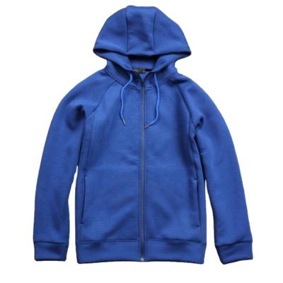 China Breathable Zipper Hooded Plain Hooded Sweatshirt Custom Gym Men's Slim Fit for sale