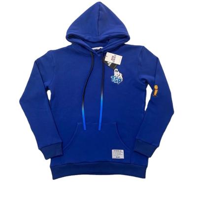 China Custom Solid Color Embroidered Casual Men's Pullover Anti-wrinkle Sport Hoodie New Fashion Logo Hoodie for sale