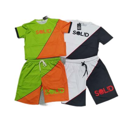 China Wholesale New Summer QUICK DRY Men's Casual Shorts Sets Short Sleeve T-Shirt Shorts Tracksuit Set Mens 2 Piece Sets for sale